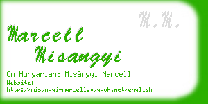 marcell misangyi business card